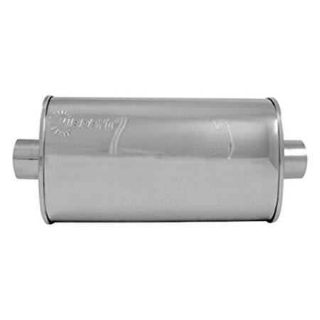 Vibrant 1132 2.75 in. Street Power Oval Exhaust Muffler V32-1132